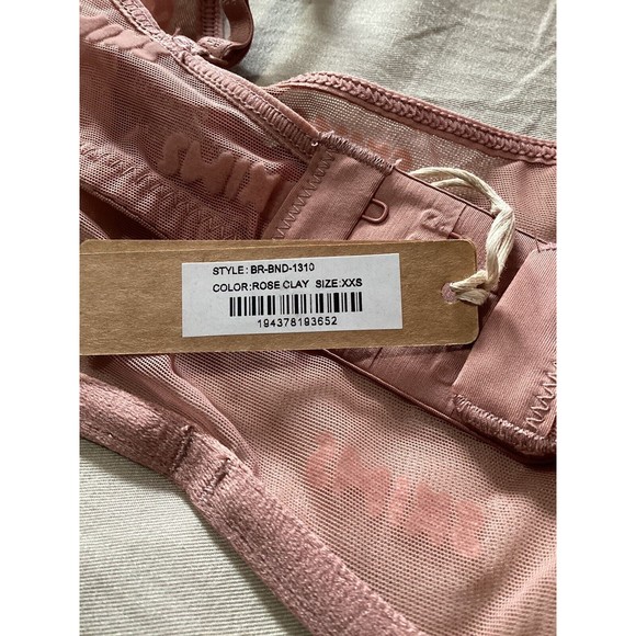 Skims After Hours Straight Neck Underwire Bra In Rose Clay - Picture 5 of 5